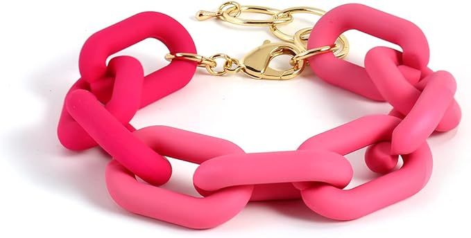 Summer chunky Bracelets for women Trendy Bracelet Colorful Bracelet And Beach Bracelets For Women | Amazon (US)