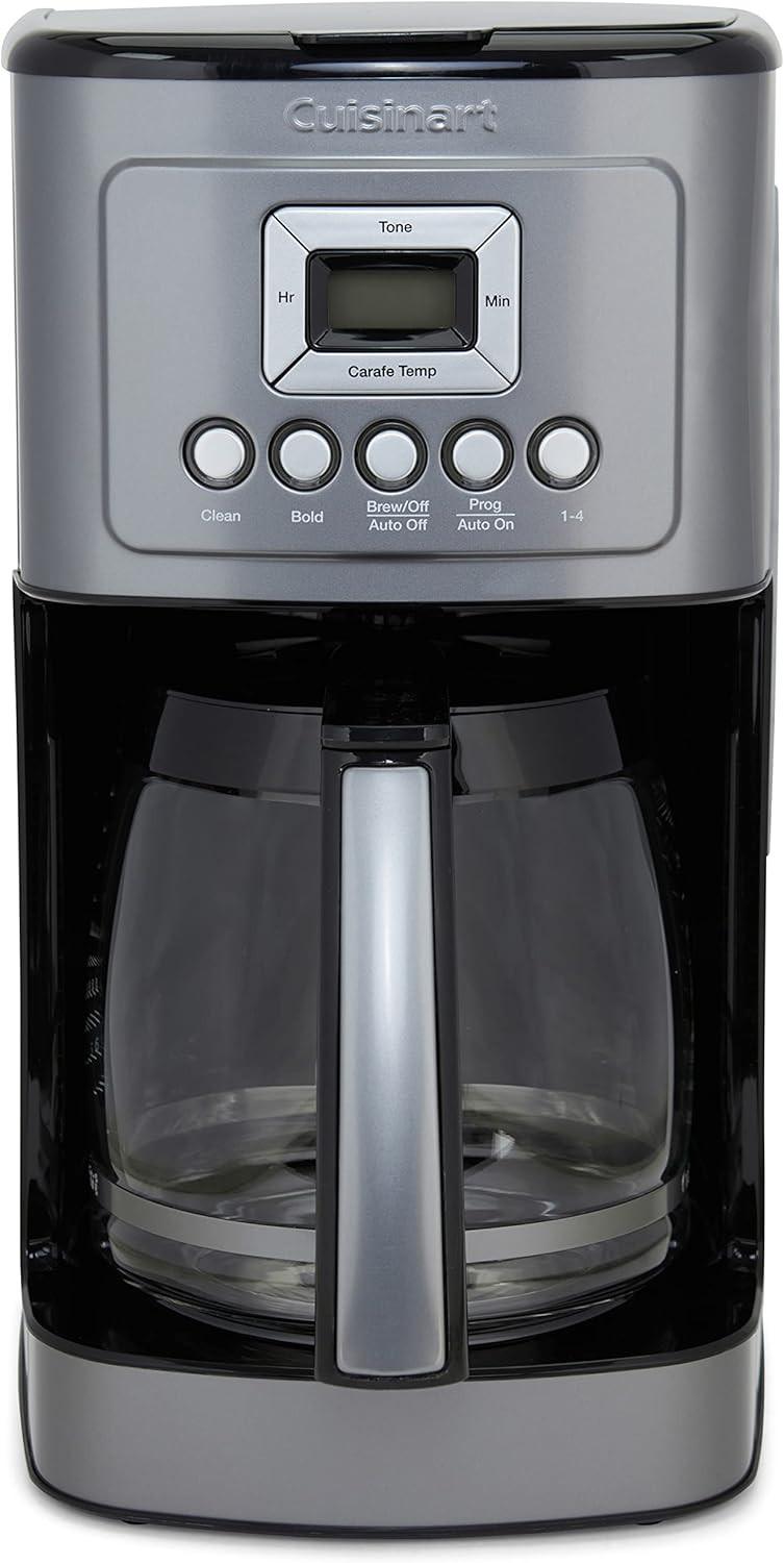 Cuisinart DCC-3200 Programmable Coffeemaker with Glass Carafe and Stainless Steel Handle, 14 Cup,... | Amazon (US)