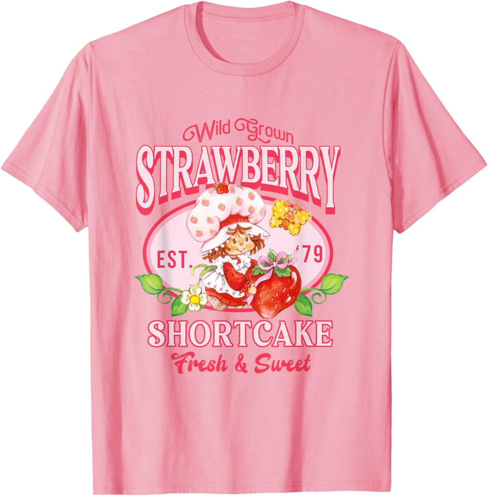 Strawberry Shortcake Wild Grown Vintage '79 Poster T-Shirt | Amazon (US)