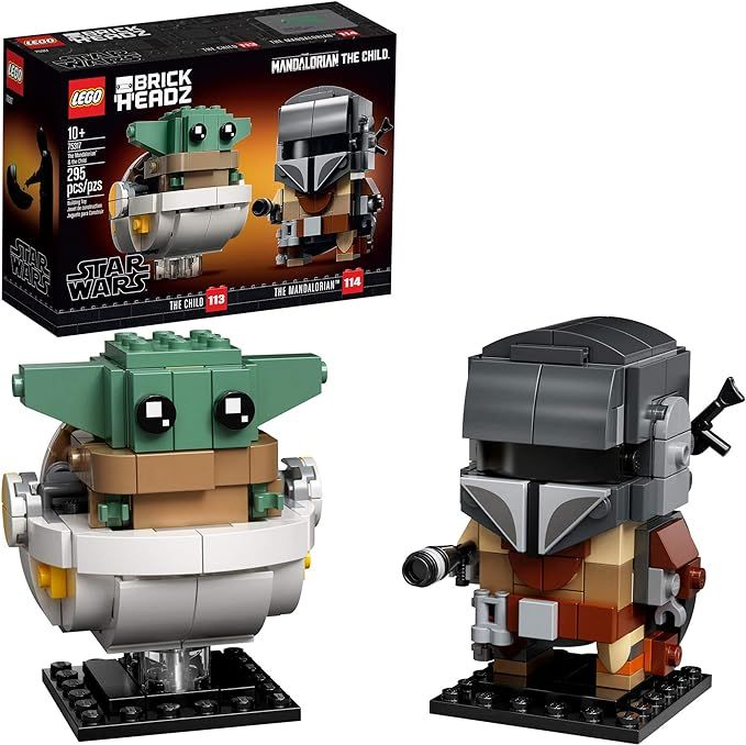 LEGO BrickHeadz Star Wars The Mandalorian & The Child 75317 Building Kit, Toy for Kids and Any St... | Amazon (US)