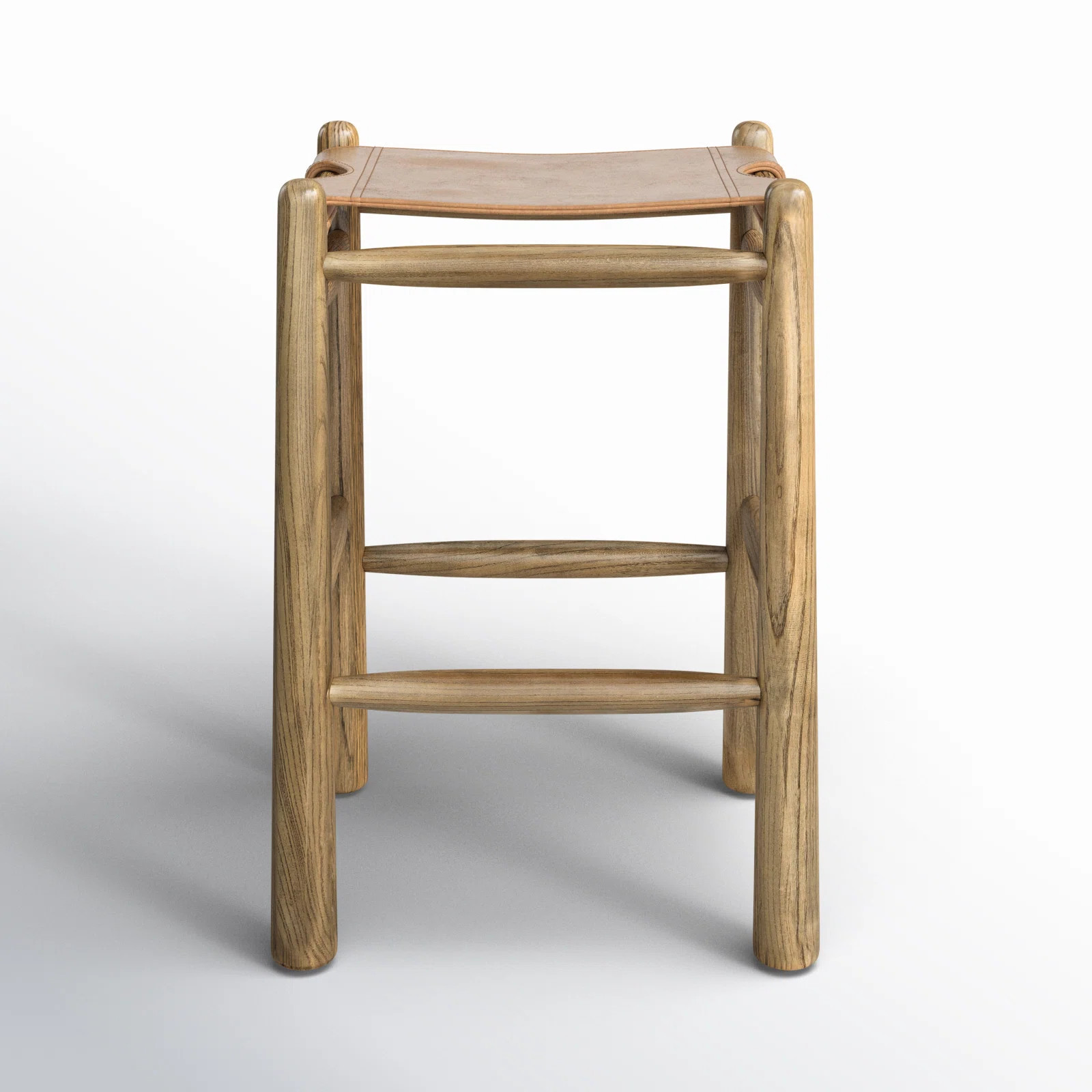 AllModern Jaylie Leather Sling Bar & Counter Stool | Wayfair | Wayfair North America