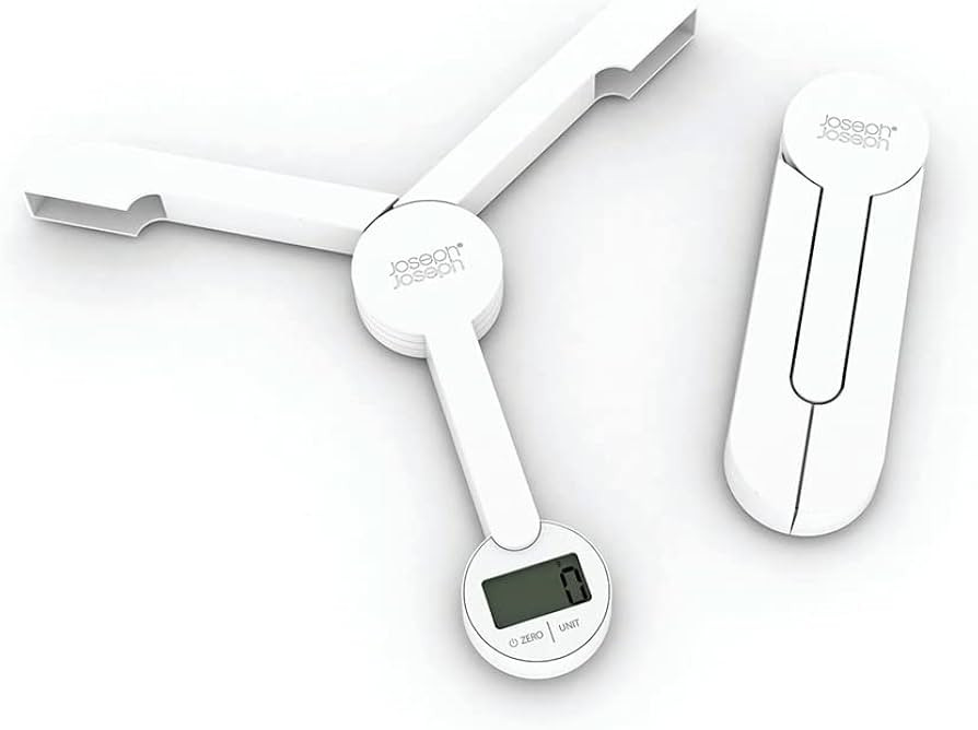 Joseph Joseph 40071 TriScale Compact Folding Digital Kitchen Food Scale, White | Amazon (US)