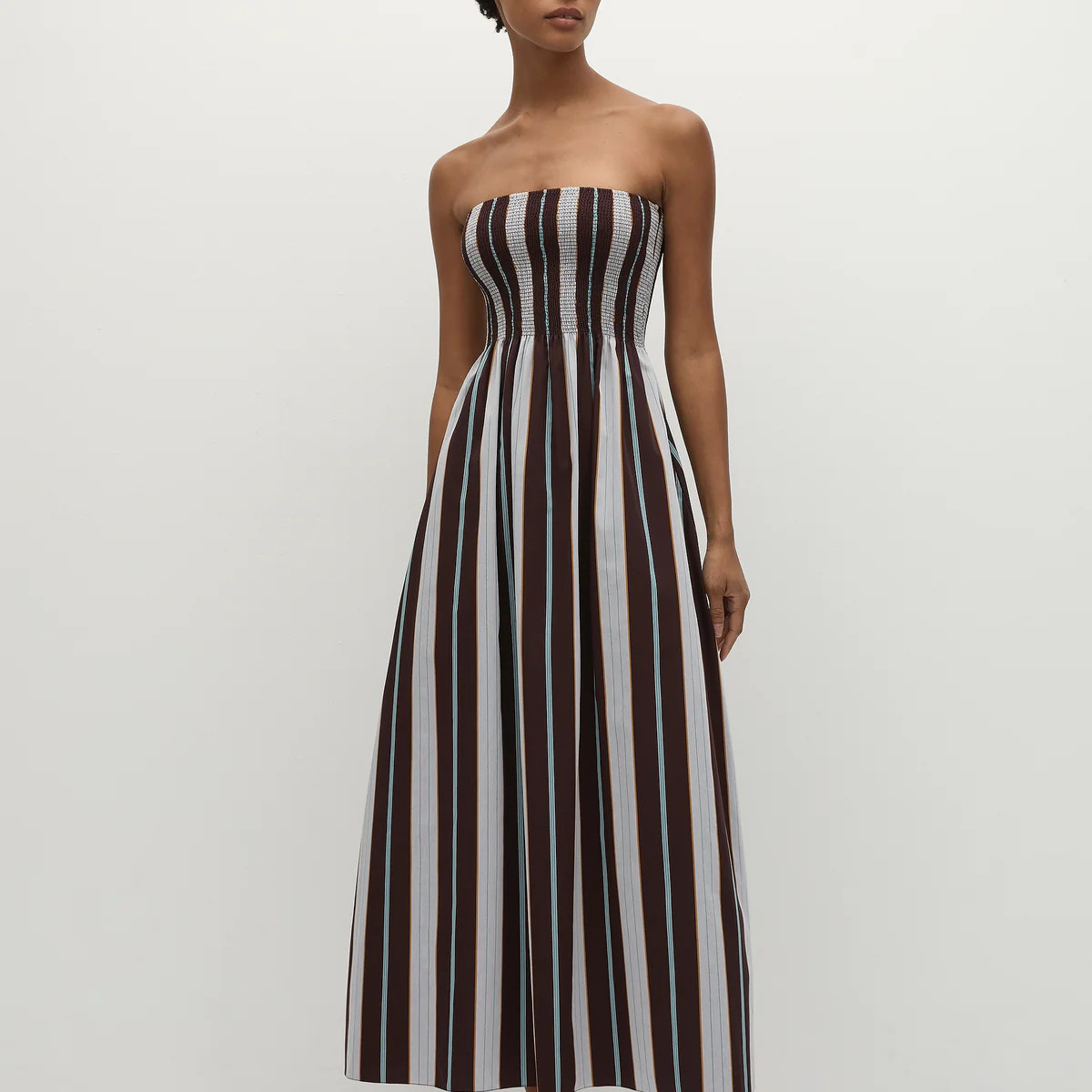 Sanya Maxi Dress Athens Stripe | Faithfull (AU)