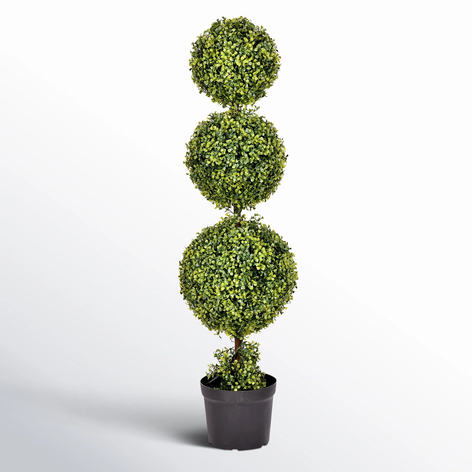 Artificial Triple Ball Green Boxwood Topiary. | Wayfair North America