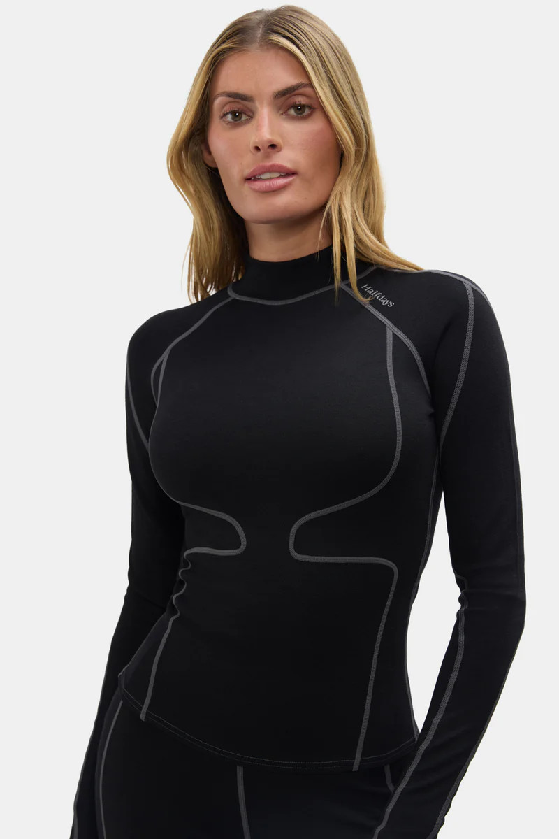 Fay Midweight Merino Top | Halfdays