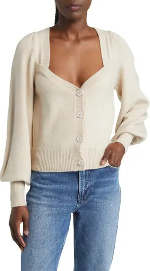 Babysoft Balloon Sleeve Cardigan | Nordstrom