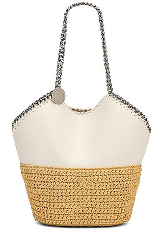 Medium Raffia Falabella Tote Bag | FWRD 