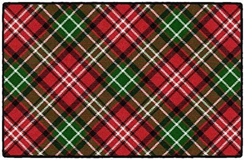 Brumlow Mills Christmas Plaid Washable Festive Print Indoor/Outdoor Holiday Area Rug for Living o... | Amazon (US)