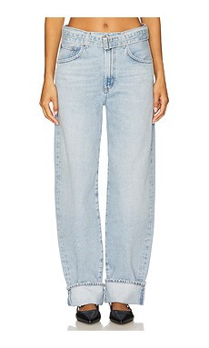 AGOLDE Cuffed Taper Jeans in Dew Point from Revolve.com | Revolve Clothing (Global)