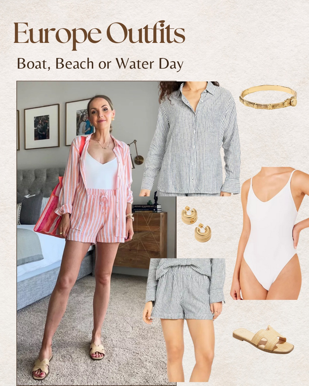Boat, beach, resort vacation style with swimsuit + layers 

#LTKSeasonal #LTKSwim