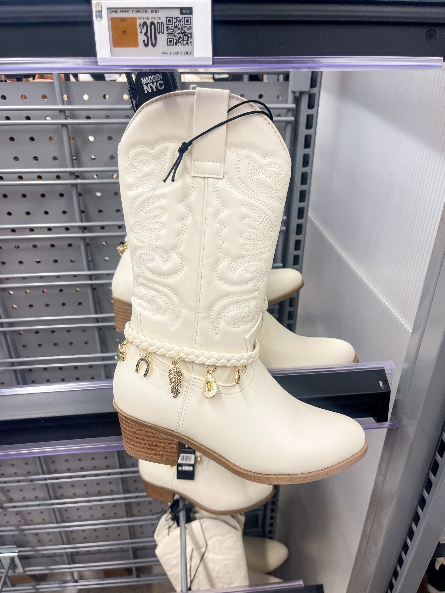 Got these for Kinsley from Walmart despite the price tag (yikes!) Seriously the cutest cowboy boots for kids though!

#walmart
#maddennyc
#kidsfashion

#LTKKids