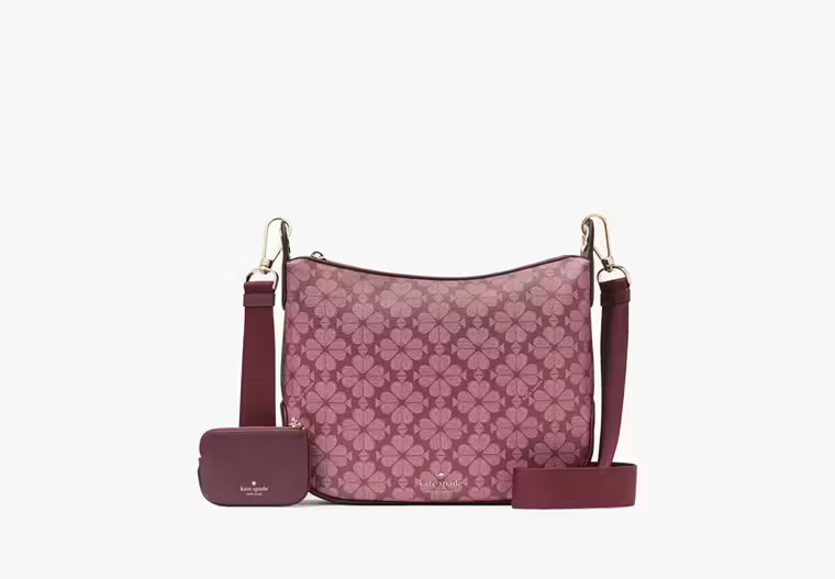 Kate Spade Signature Spade Flower Pvc Large Crossbody, Grenache | Kate Spade Outlet