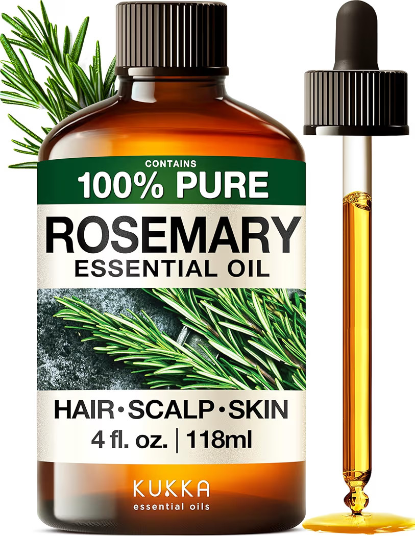 KUKKA Rosemary Essential Oils - 4 Fl Oz - for Hair, Skin, Diffuser, Aromatherapy & DIY Soap Makin... | Amazon (US)