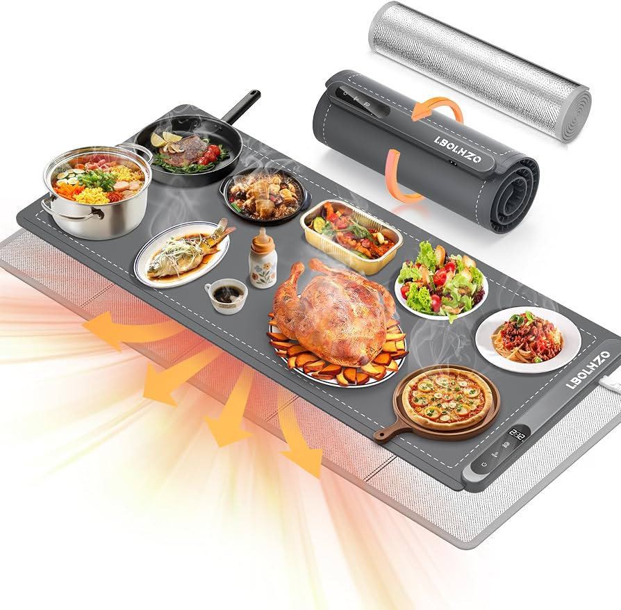 Warming Mat For Food Extra Large 36"x16" 580W Food Warming Mat Buffet Servers and Warmers,Chafing... | Amazon (US)