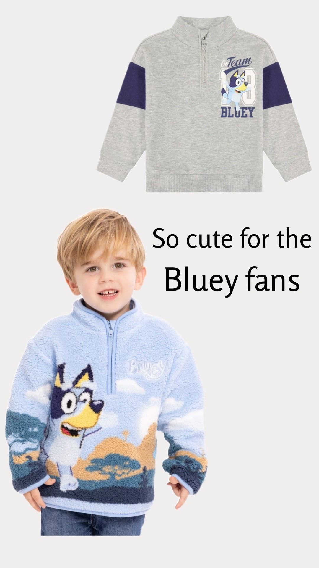 Bundle those babies up!! These Bluey jackets are so cute! 

Bluey | plush jacket | sweatshirt | toddler jacket | outerwear | kids clothes | winter clothess

#LTKKids #LTKmomlife #LTKHoliday