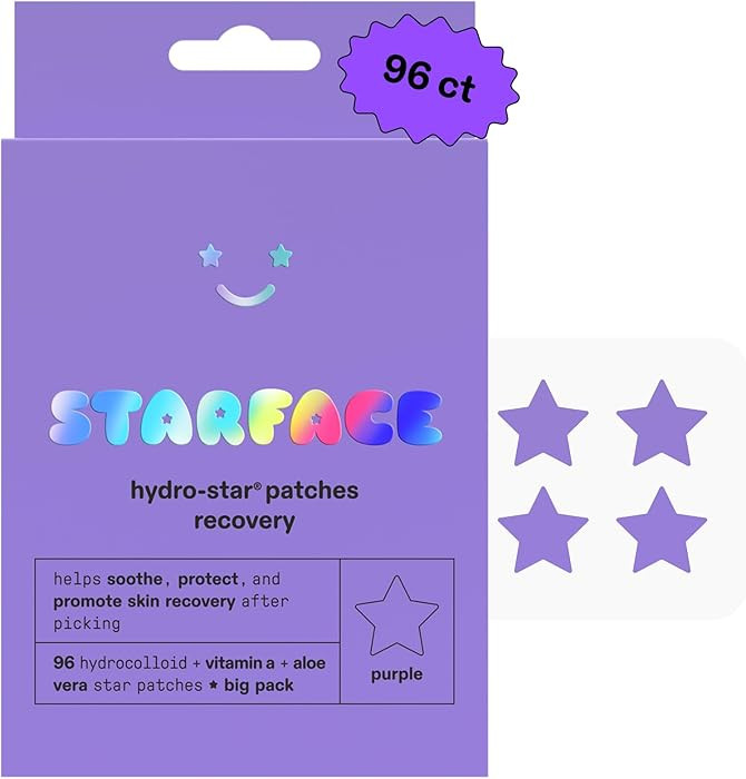 Starface Hydro-Star Recovery Patches BIG PACK, Hydrocolloid Patches with Aloe Vera and Vitamin A,... | Amazon (US)