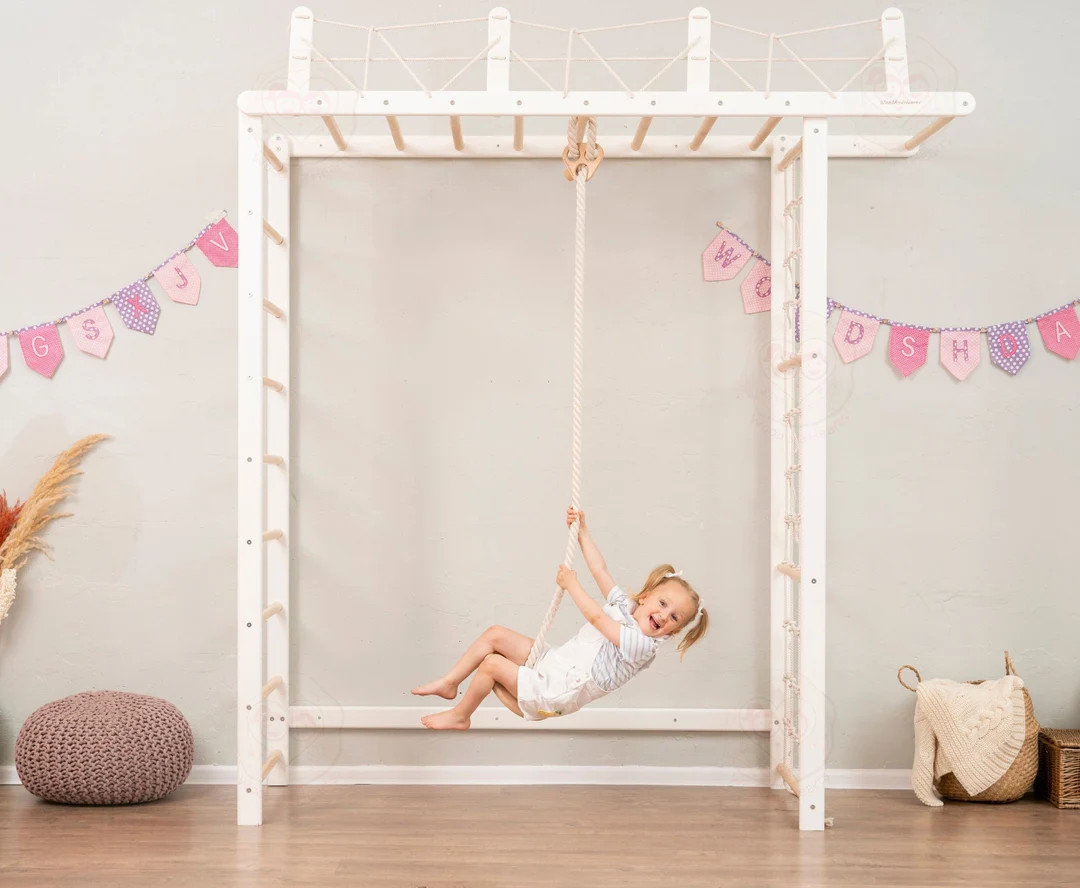 87x62 Giant Bridge Swedish Ladder & 1 Optional Rope - Etsy | Etsy (US)