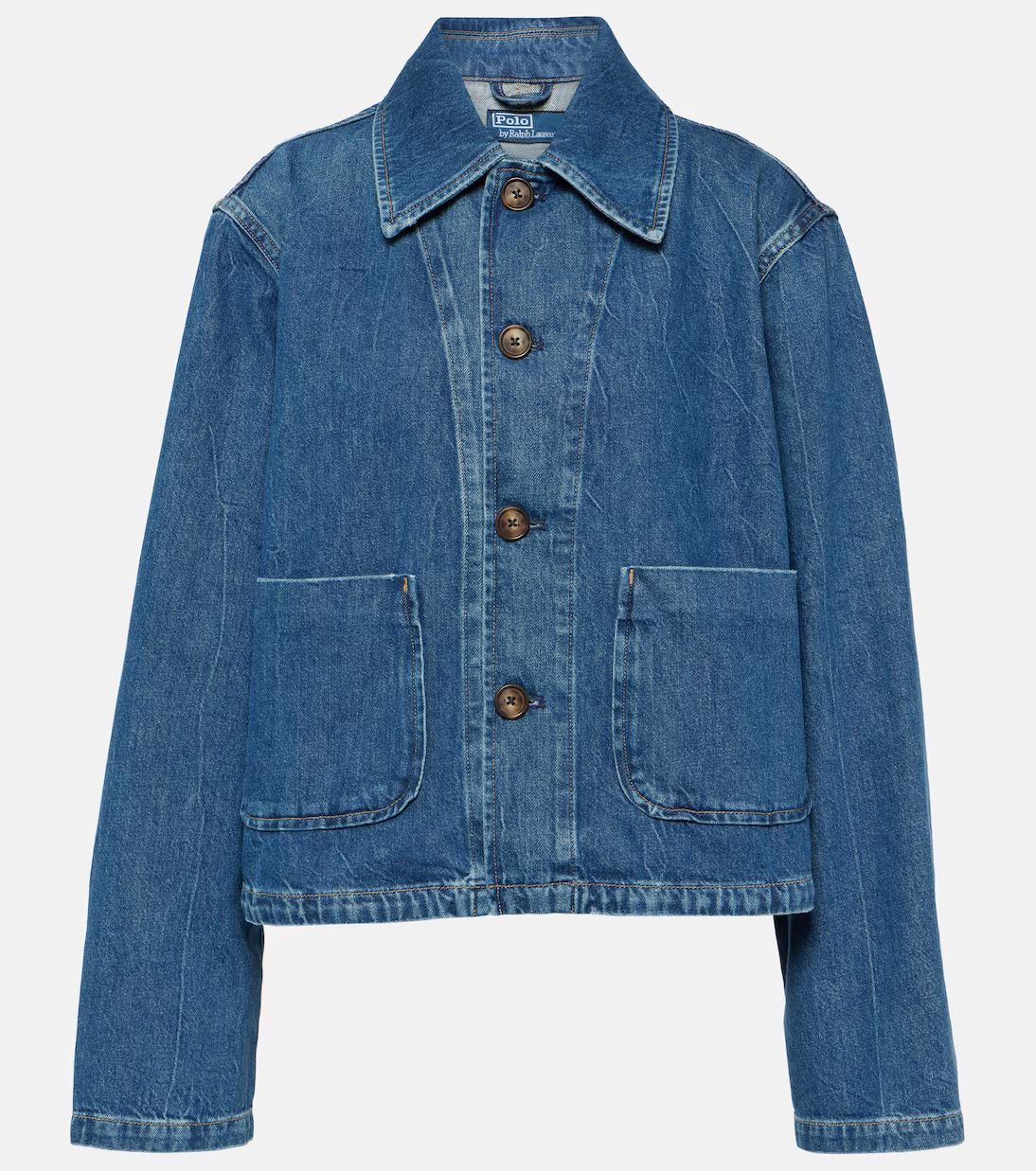 Cropped denim jacket | Mytheresa (UK)