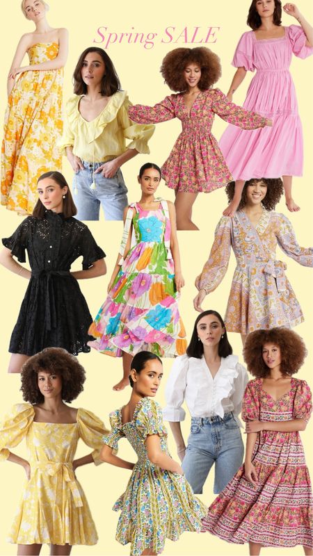 Gorgeous spring dresses and tops on sale + an extra 50% off with code: EXTRA50OFF 

#LTKSeasonal #LTKfindsunder100 #LTKSpringSale
