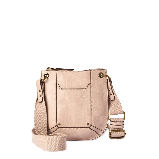 Time and Tru Women’s Bentley Crossbody Handbag Beige - Walmart.com | Walmart (US)