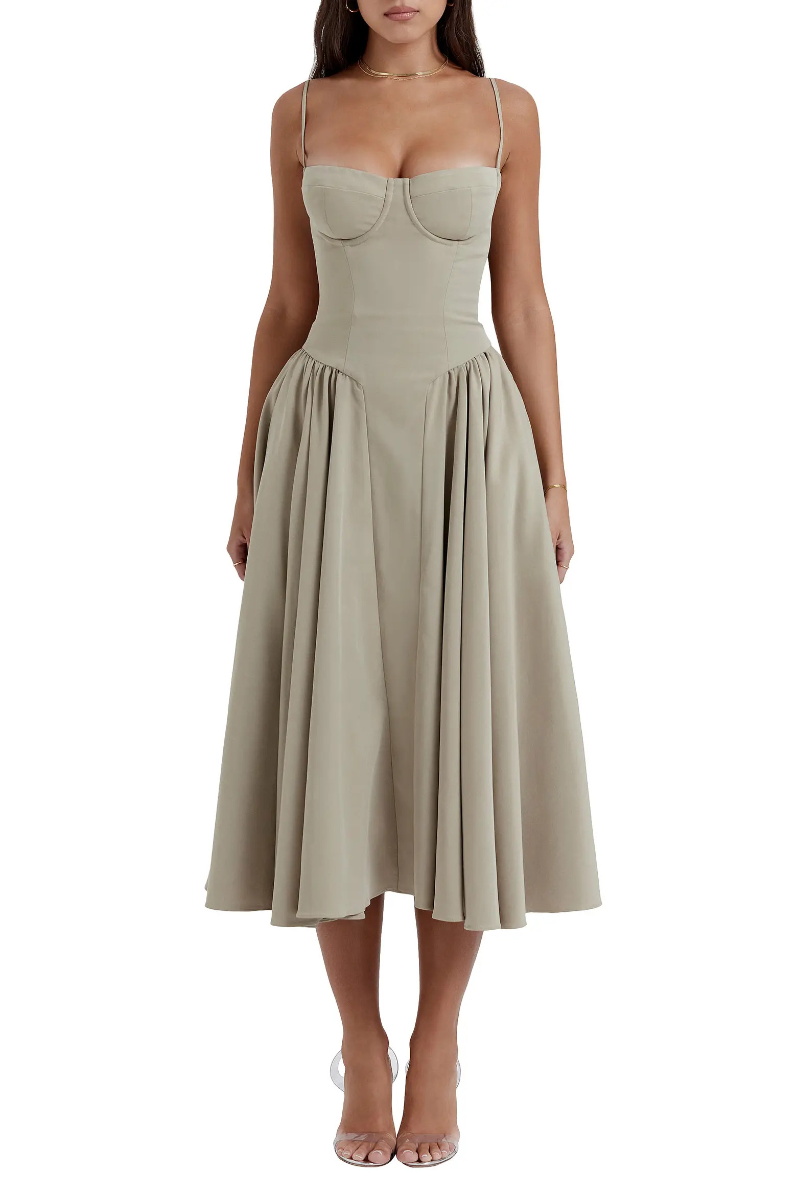 HOUSE OF CB Samaria Corset Fit & Flare Dress (Women) | Nordstrom | Nordstrom