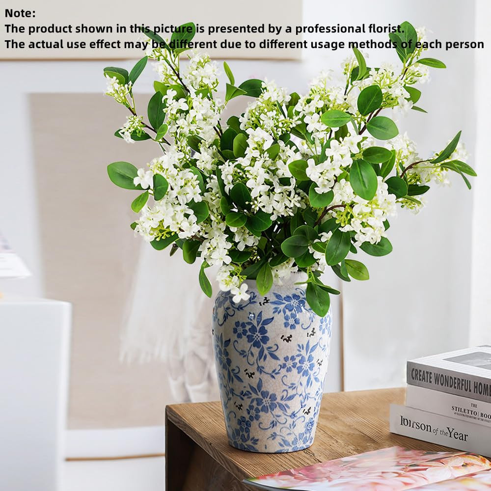 Melorca&Guilla Artificial Plants,3PCS 32" Green Faux Branches for Vase Faux Stems Greenery Stems,... | Amazon (US)