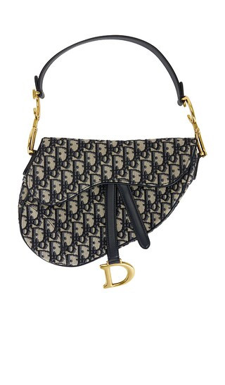 FWRD Renew Dior Trotter Oblique Saddle Bag in Blue. | Revolve Clothing (Global)