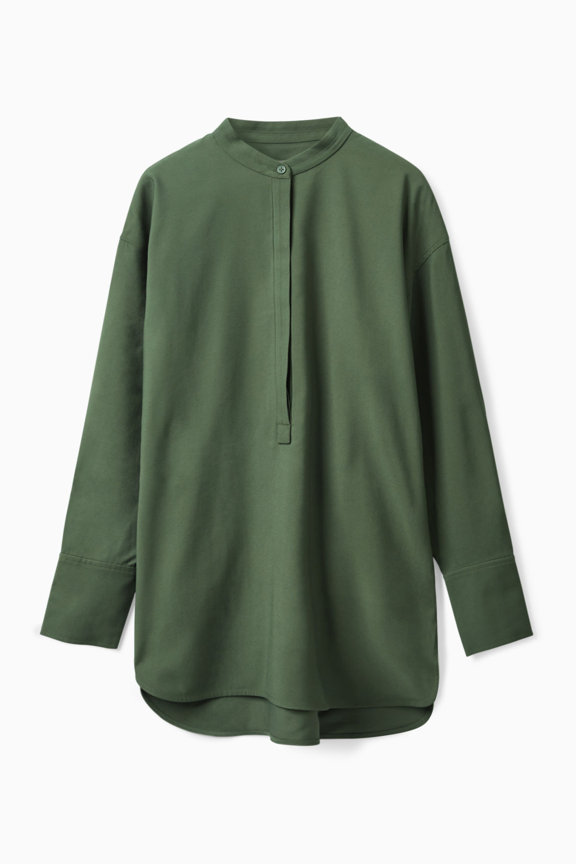 OVERSIZED GRANDAD COLLAR BLOUSE | COS (US)