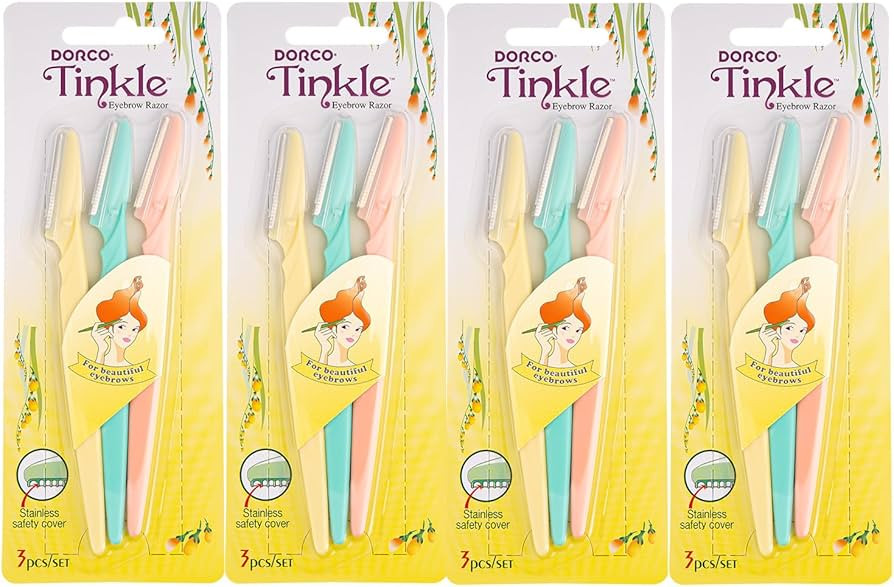 Tinkle Dermaplaning Tool 12ct, Dermaplane Razor for Women, Safe and Easy Peach Fuzz Remover, Eyeb... | Amazon (US)