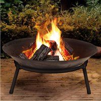 Cast Iron Garden Fire Pit Basket Patio Heater Log Wood Charcoal Burner Brazier | Etsy (UK)