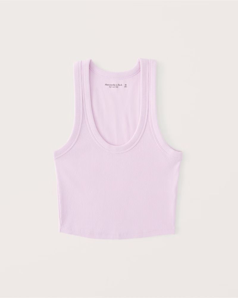 Women's Essential Scoopneck Tank | Women's Tops | Abercrombie.com | Abercrombie & Fitch (US)