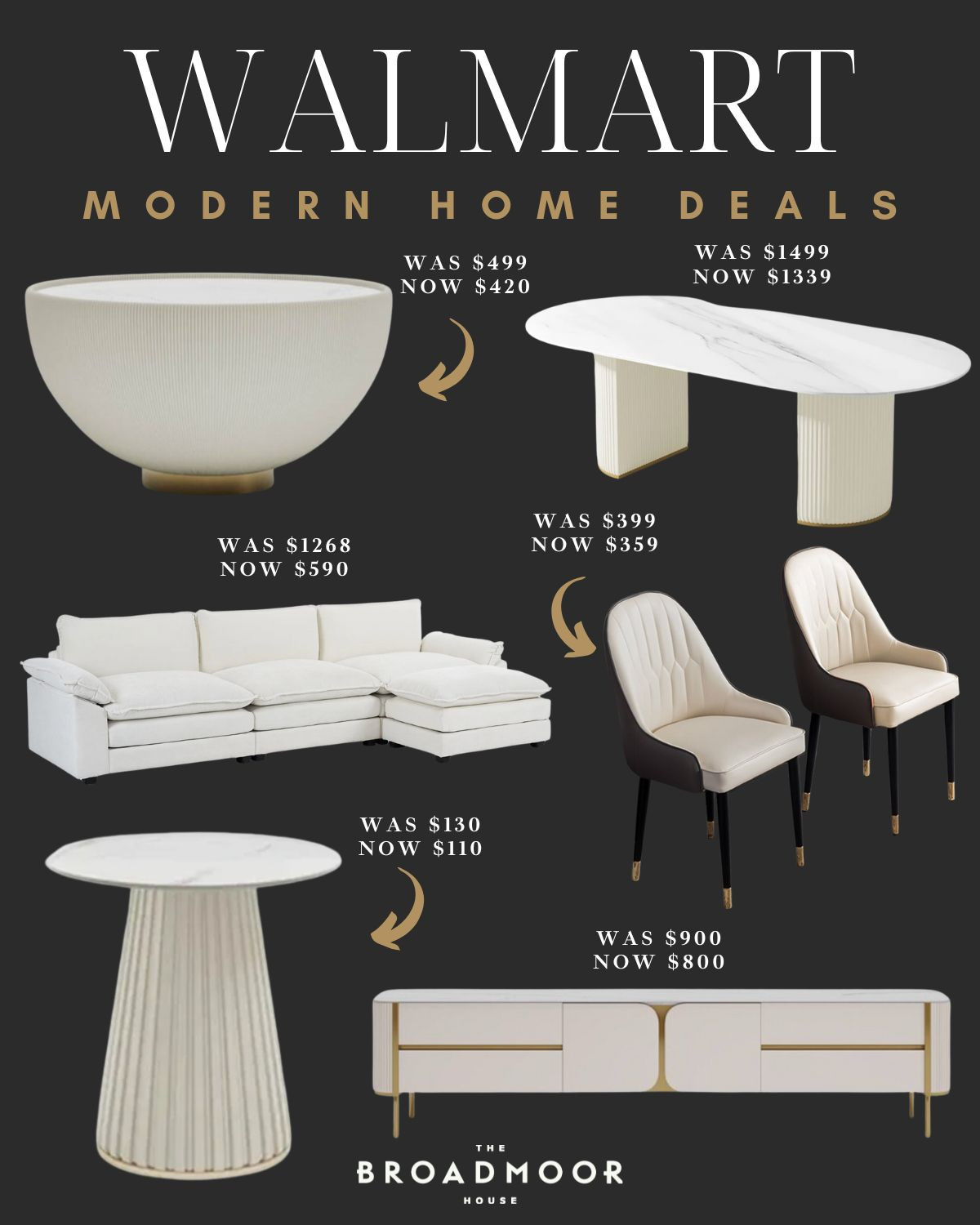 Walmart home, Walmart finds, white furniture, modern home, dining room, sectional, media console, coffee table, living room furniture, Walmart sale, Walmart deals, dining chairs, end table, living room seating, tv stand 

 #LTKSeasonal #LTKHome #LTKSaleAlert