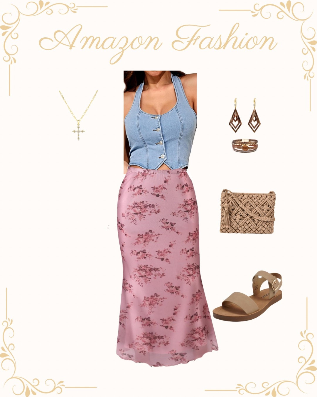 All Amazon Outfit Idea 💗🦋✨




boho style // bohemian outfit // boho chic // boho vibes // whimsical fashion // boho aesthetic // flowy skirt // boho maxi dress // lace details // floral prints // earthy tones // natural textures // vintage-inspired // free spirit style // fringe bag  // boho accessories // layered jewelry