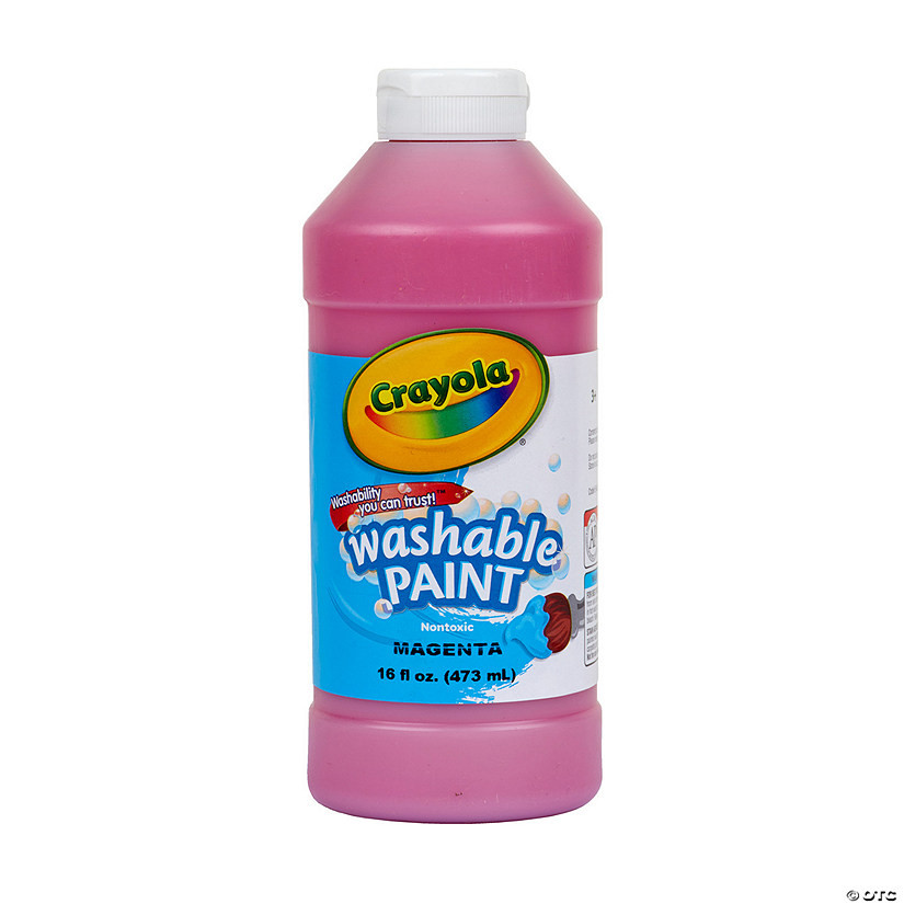 16-oz. Crayola® Washable Paint | Oriental Trading Company