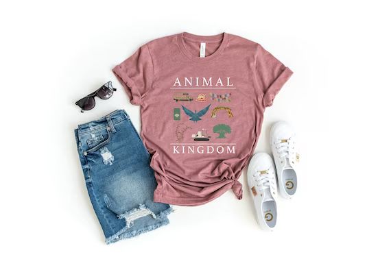 Animal Kingdom Vintage Style T-shirt Animal Kingdom Vintage | Etsy | Etsy (US)
