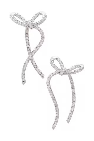 SHASHI Caroline Earrings in Silver from Revolve.com | Revolve Clothing (Global)