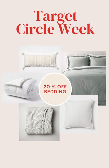 Now through 3/11/23 is Target Circle Week, featuring 20% off select bedding! 🎯

#LTKSale #LTKunder100 #LTKhome