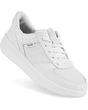 Kizik Slip On Sneakers: Brisbane - Durable Full Grain Leather, Breathable Mesh, Convenient, Hands... | Amazon (US)