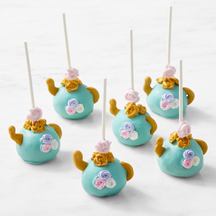 Bridgerton Teapot Cake Pops, Set of 6 | Williams-Sonoma