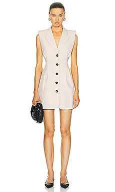 L'Academie by Marianna Hendry Mini Dress in Beige from Revolve.com | Revolve Clothing (Global)