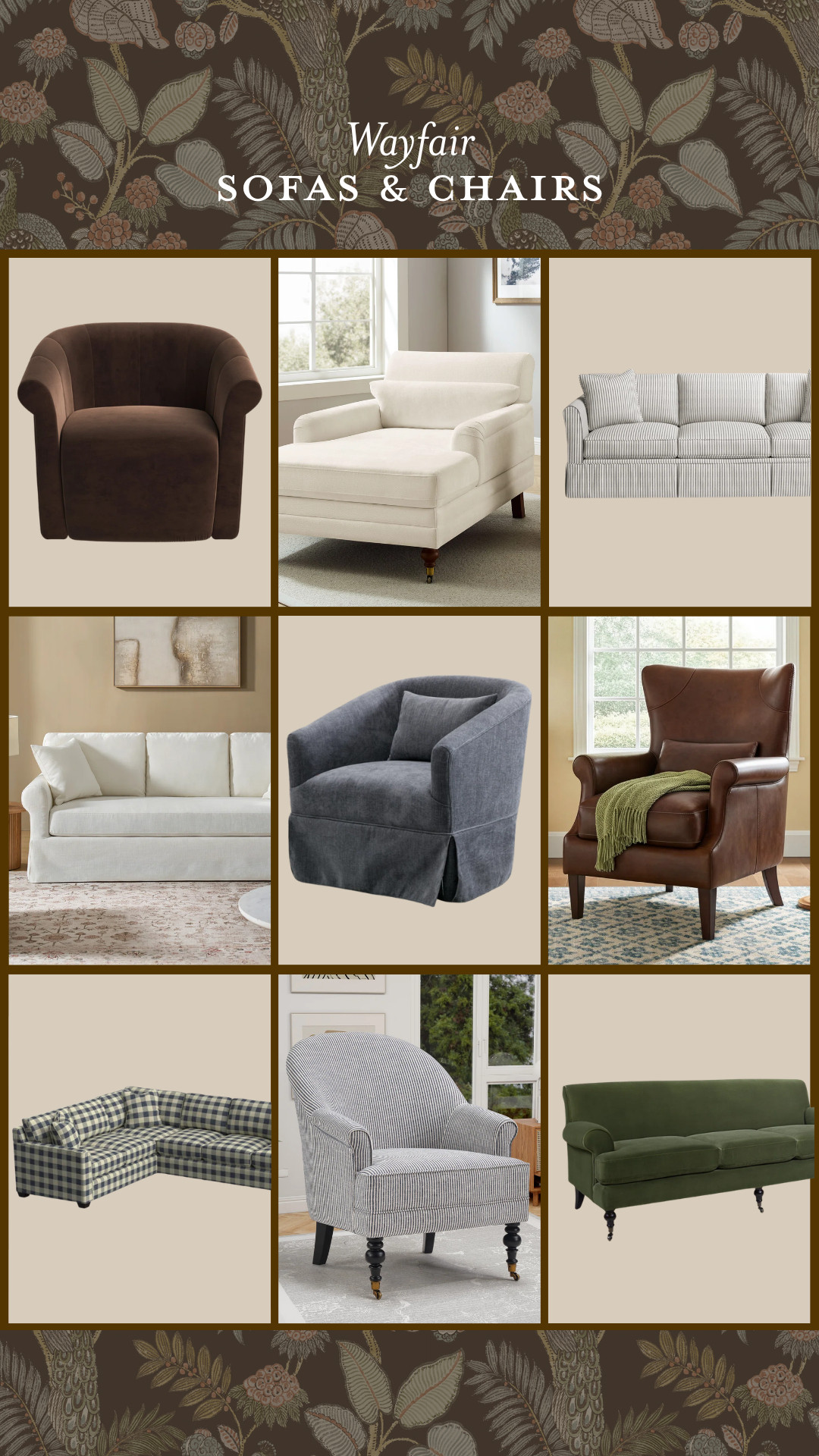 CLJ-approved sofas & chairs from Wayfair (& so many on sale for Way Day this weekend!) 

 #LTKHome #LTKSaleAlert