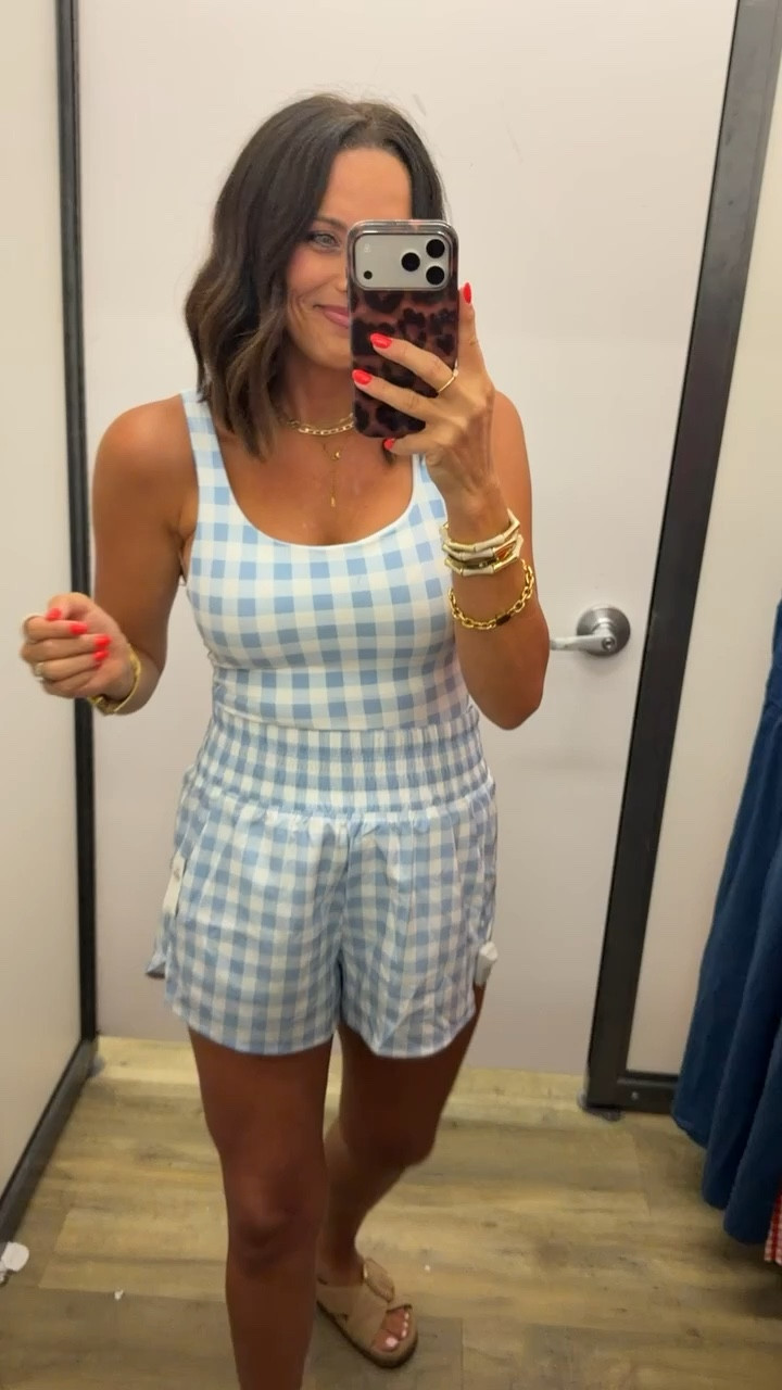 This matching set is too cute for beach trips, weekend errands, and everything in between. The kind of outfit that looks put together with zero effort!

Size XS
5’3 for reference

#oldnavystyle #oldnavyfinds #summeroutfit #matchingset #ginghamstyle #affordablefashion #summerfashion #vacaystyle #ltkstyle #everydayfashion