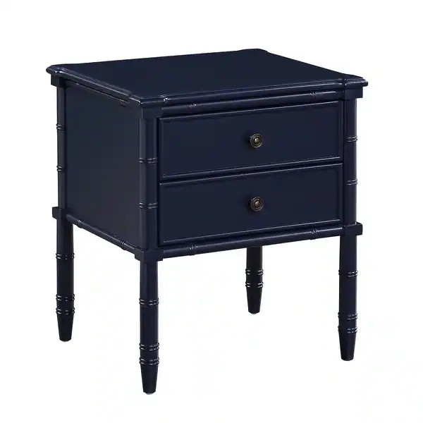 Ettington Carved Bamboo 2-drawer Nightstand by Greyson Living - Bed Bath & Beyond - 29551378 | Bed Bath & Beyond