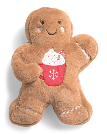 18x12.5 Gingerbread With Hot Cocoa Pillow | TJ Maxx
