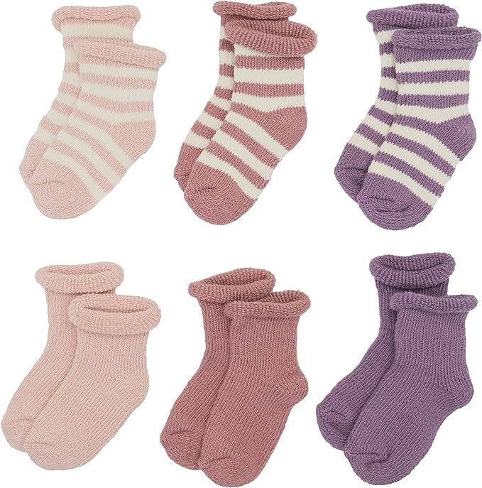 Preemie Socks - Neutral Earth-Toned Color Preemie Newborn Socks Neutral Baby Socks - Soft & Gentl... | Amazon (US)