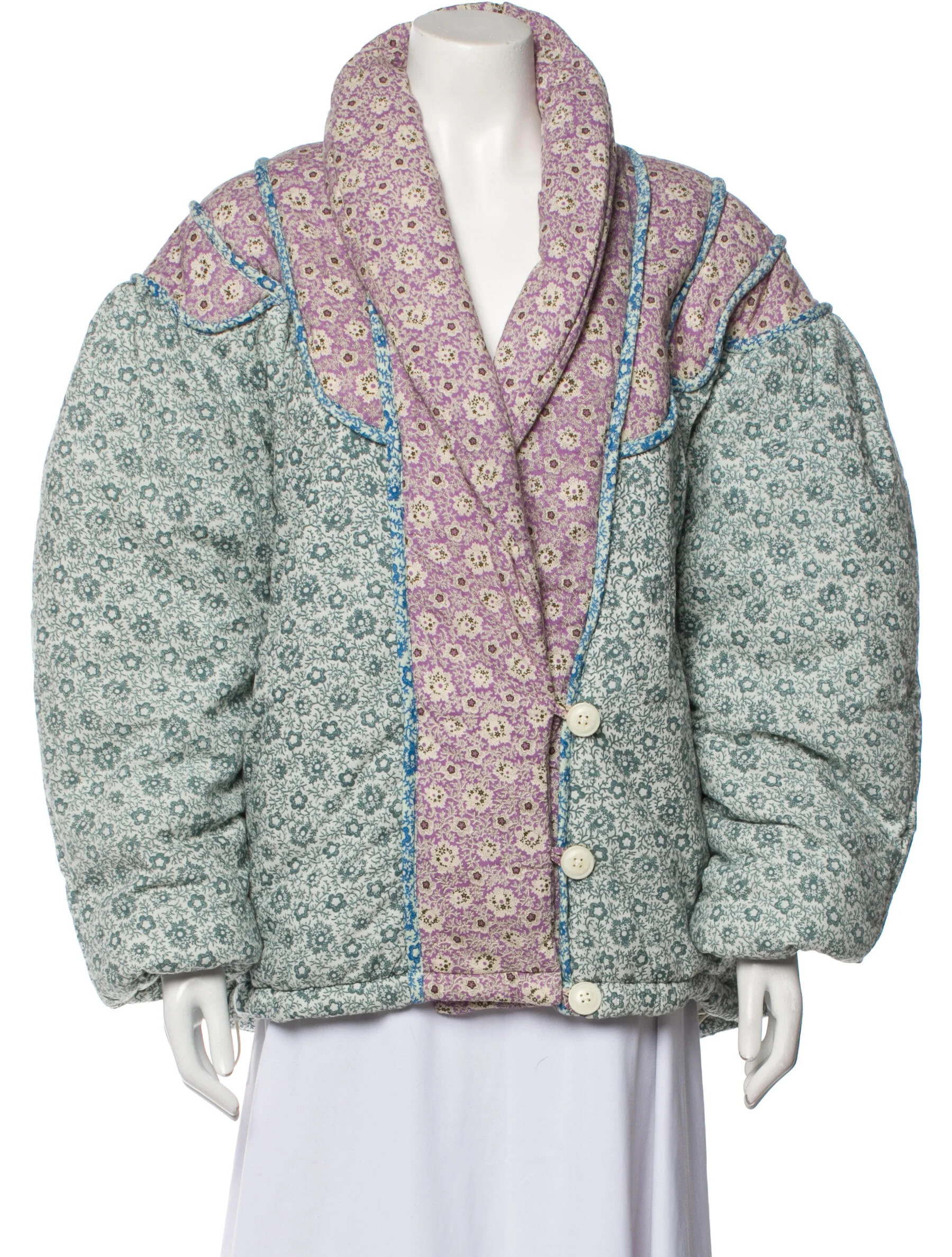 Printed Faux Fur Jacket w/ Tags | The RealReal