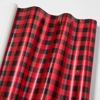 Buffalo Plaid Gift Wrap Red - Wondershop™ | Target