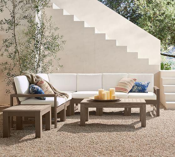 Indio by Polywood 6-Piece Sectional, Vintage Sahara | Pottery Barn (US)