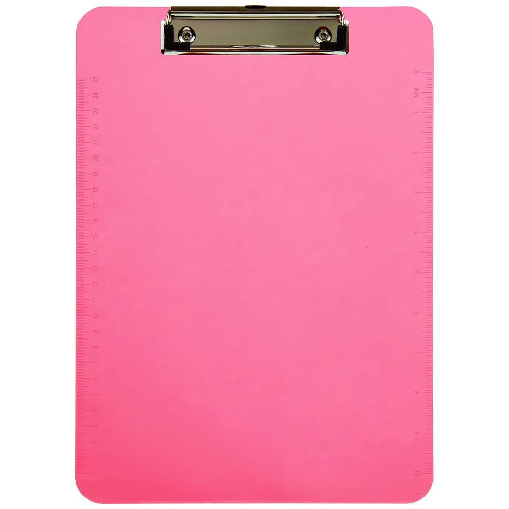 JAM Paper 9" x 12 1/2" Plastic Clipboards with Low Profile Metal Clip - Letter Size | Target