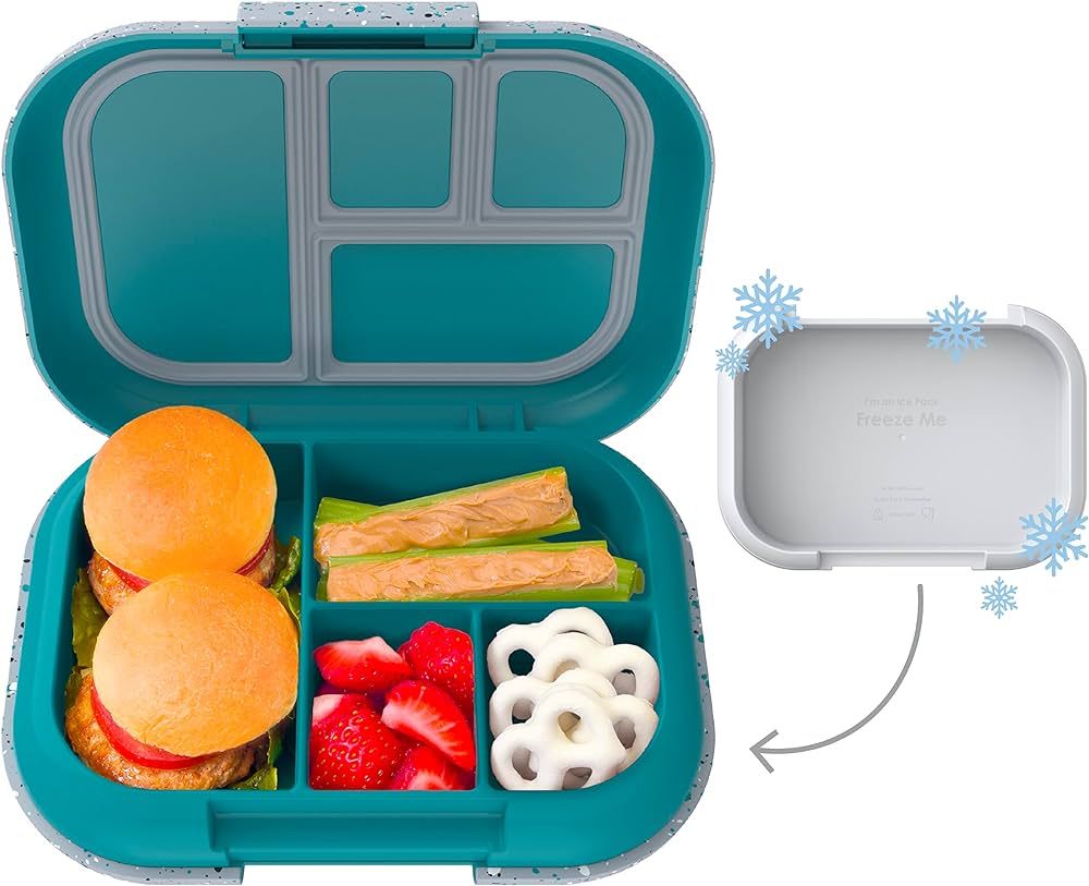 Bentgo® Kids Chill Lunch Box - Confetti Designed Leak-Proof Bento Box & Removable Ice Pack - 4 C... | Amazon (US)